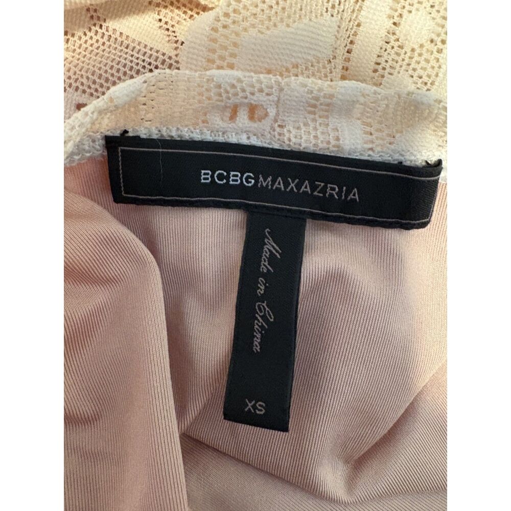 BCBGMAXAZRIA Natyly long-sleeve lace dress, - Picture 4 of 5